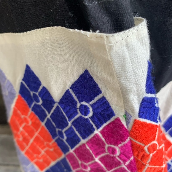 Anthropologie Floreat Black Skirt with Embroidery - Picture 6 of 6